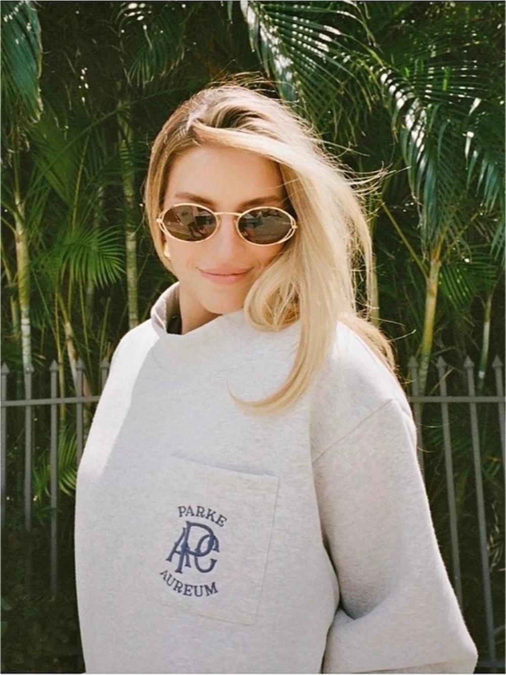 Parke x Aureum Mockneck Sweatshirt Gray - Picture 3 of 3